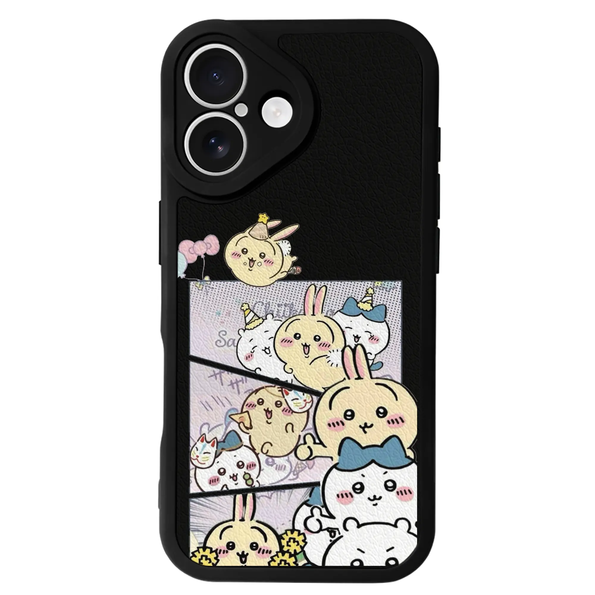 ちい が わ グッズ うさぎ - IPhone 16シリーズ対応 ・ シリコンスマホケース ・ レザー調 ・ 高精度フィット ・ 耐衝撃 ・ ワイヤレス充電対応 ・ 精密カット